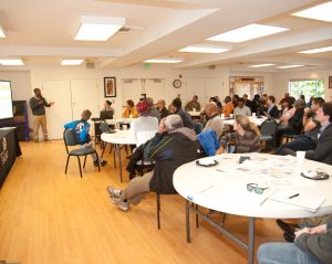 Community Partners presenting at the Tabor 100 meeting