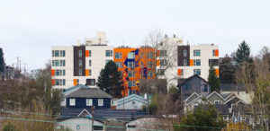 Liberty Bank Building at 24th & Union in the Central District. Photo by Outsidethinc, Mujale Chisebuka.